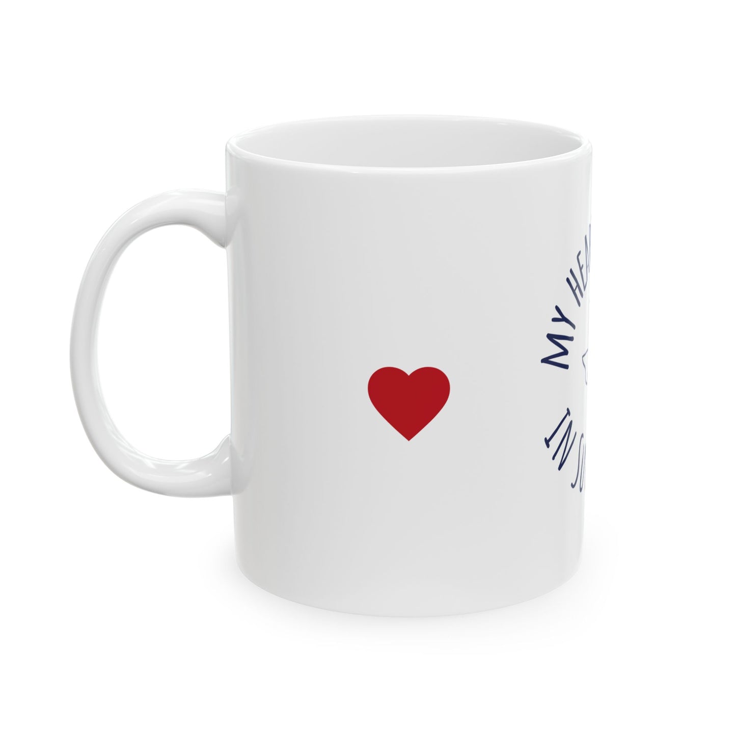 My Heart Belongs in Texas Mug