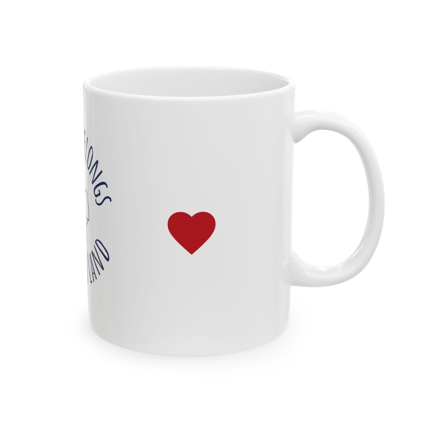 My Heart Belongs in Texas Mug