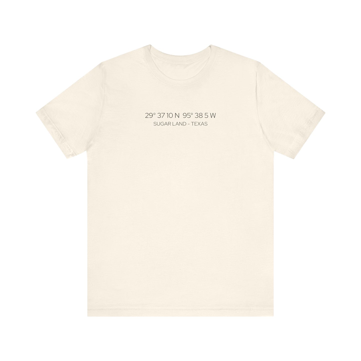 Sugar Land Coordinates Tee