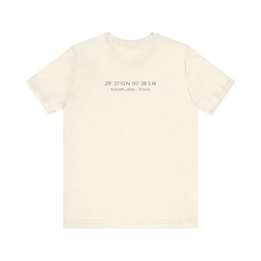 Sugar Land Coordinates Tee