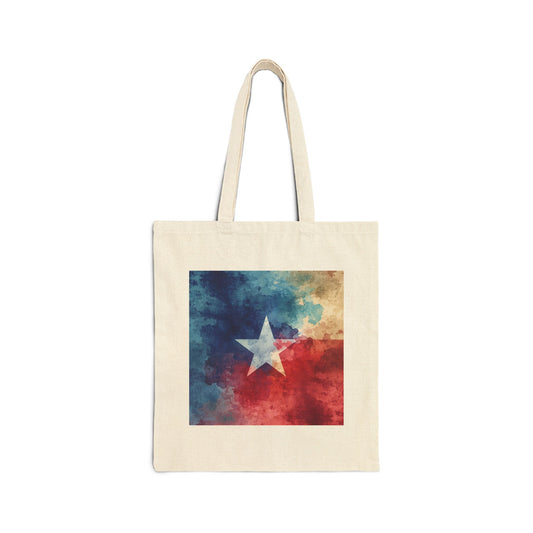 Texas Star Canvas Tote
