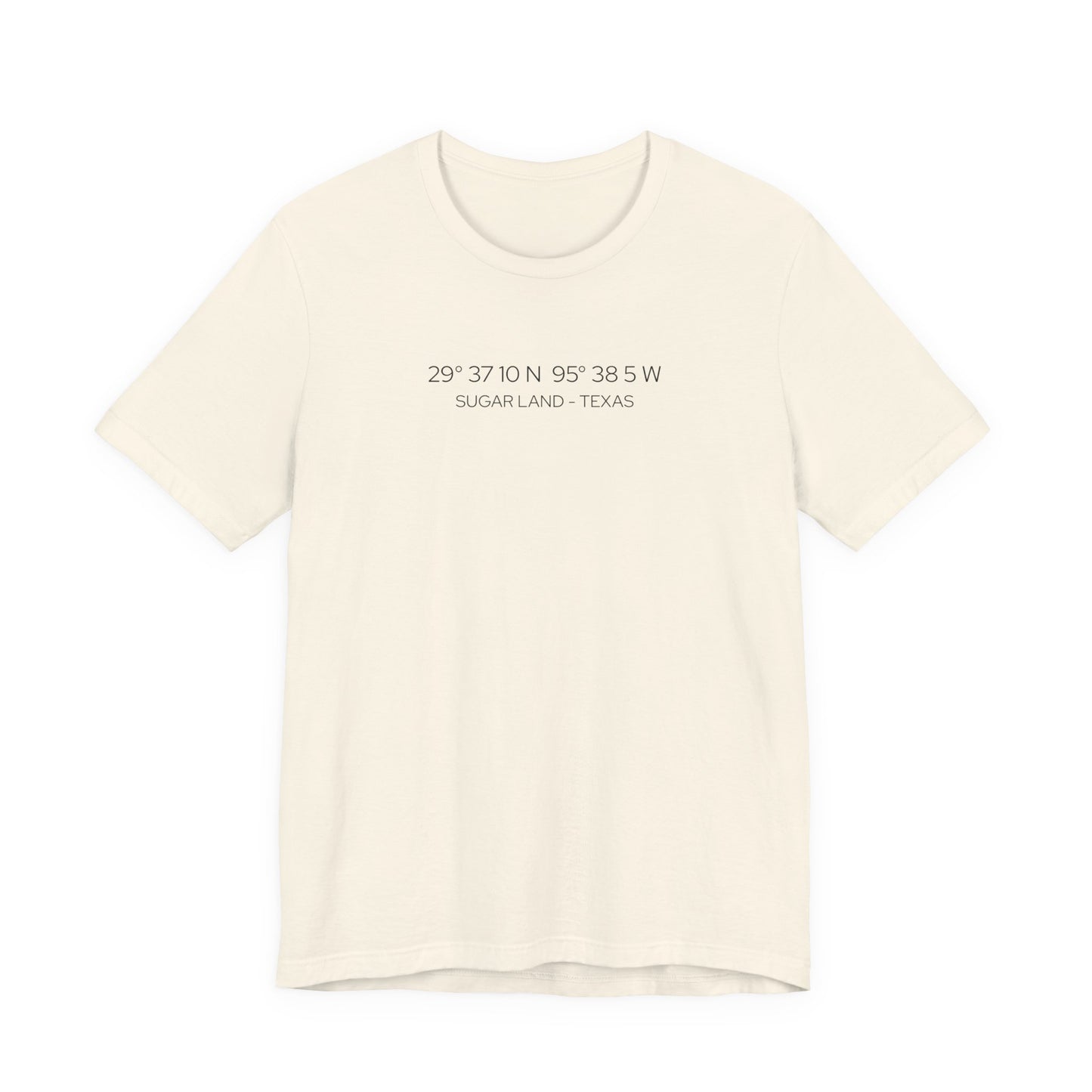 Sugar Land Coordinates Tee